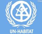 UN-HABITAT λογότυπο, τα Ηνωμένα Έθνη πρόγραμμα ανθρώπινων οικισμών
